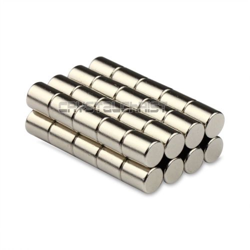 50pcs Super Strong Round Cylinder Magnet 5 x 6mm Disc Rare Earth Neodymium N50