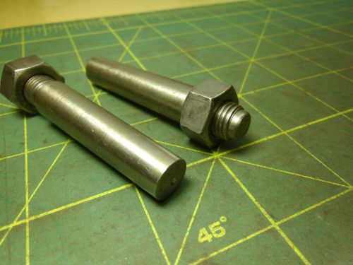 2 threaded tapered dowel pin #8 large end dia 0.490 2&#034; tapered length #52157 for sale