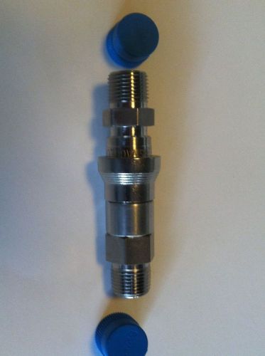 Swagelok QC-6 SS quick release fittings 3/8&#039;&#039; male ends