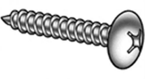 #8x3/4 sheet metal screw phillips truss hd zinc plated, pk 100 for sale