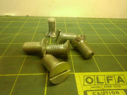1/2-13x1 flad head slotted machine screws (qty 6) # j53439 for sale