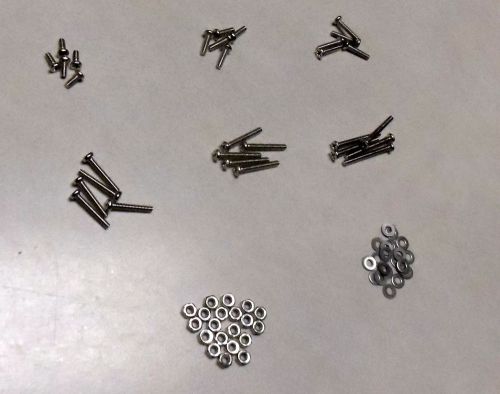 USA Shipping - 70 pc M1.6 Screws Nuts Washer Set Phillips Pan Head Miniature