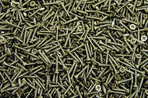 (3000) phillips flat head 6 x 3/4 wood particle board screw plain #6 unplated for sale