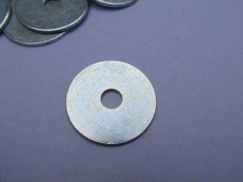 Zinc plated     fender washer      1/4 x 1-1/4    (pack of 25) for sale