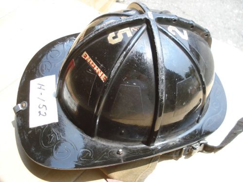 Cairns 1010 Helmet + Liner Firefighter Turnout Bunker Fire Gear ...H152 Black