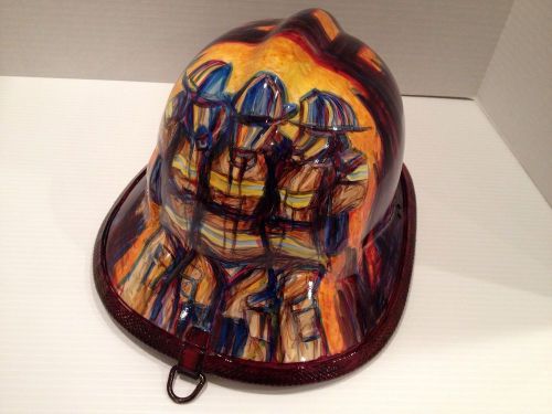 Custom Painted Fire Helmet
