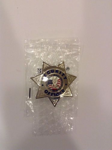 Generic Security Badge Silver 7 Point 3&#034;x3&#034;
