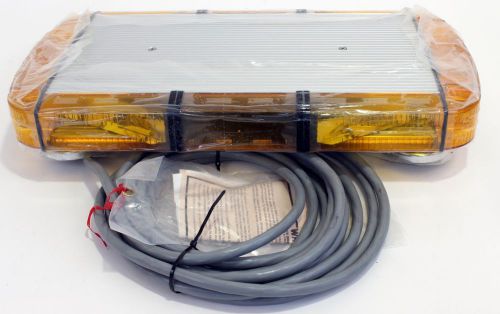 WHELEN EDGE LFL SERIES 22&#034; STROBE MAG MOUNG LIGHTBAR SNOW PLOW TOW TRUCK AMBER