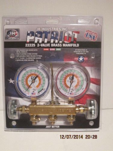 JB 2-PATRIOT-2 VALVE BRASS MANIFOLD SET #22225, FREE SHIIPING NEW IN SEALED PACK