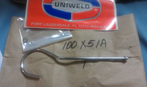 UNIWELD, Manifold Hanging Hook &amp; Reatiner Clip, Part# 100X51A