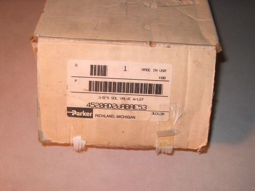 Parker pneumatic 5/2 way solenoid valve 4520ad20abae53 **new** for sale