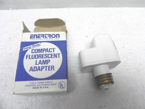 ENERTRON 9 Watt Compact Fluorescent Lamp Light Adapter Model 3500