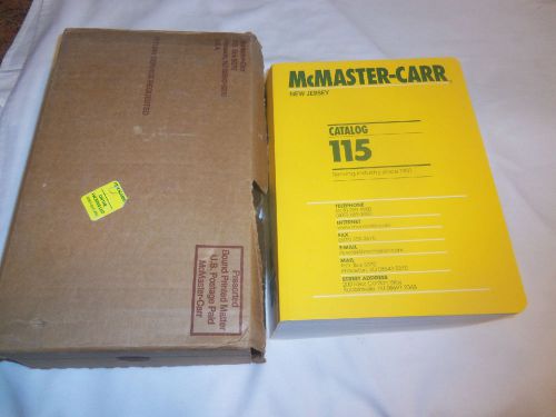 Brand New Mcmaster Carr Catalog 115