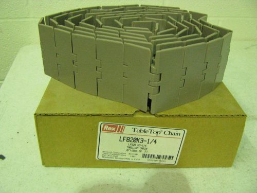 REXNORD LF820K325 TABLETOP CHAIN 10&#039; BOXES