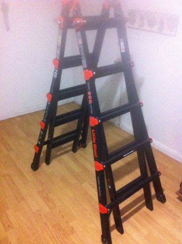 22 1a little giant ladder - pro series w/ platform &amp; wheels! 10103bp for sale
