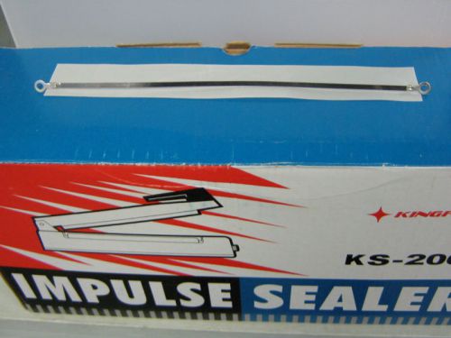 Ships worldwide 24 qty. 200mm 8 &#034; impulse sealer wire heat elements + teflon for sale