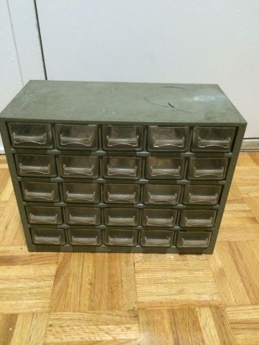 Hard Plastic Cabinet With 25 Hard Plastic Gadget Drawers