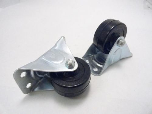 142729 new-no box, mfg- mdl-unkn-142729 lot-2 caster wheel 4-7/16&#034; plate width for sale