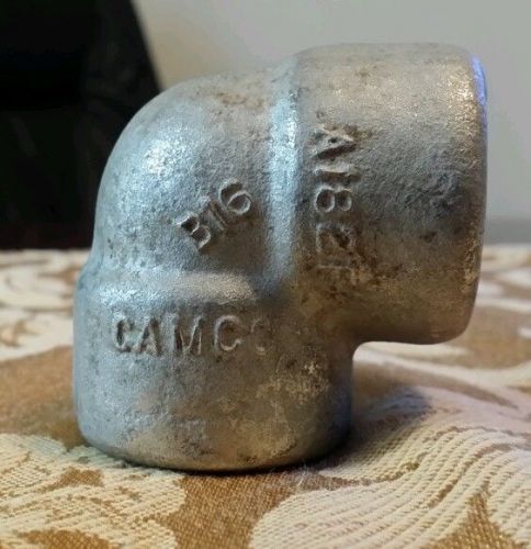 Camco 1/2&#034; stainless steel 90 degree elbow 3000# sae 316 threaded fitting for sale