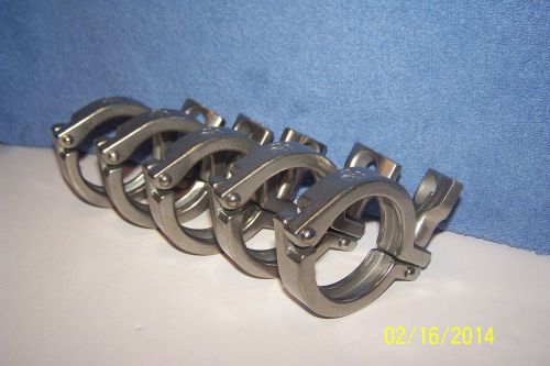 2&#034; heavy duty tri-clamp (alfa laval) x 5 for sale