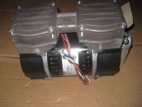 82r645-p107-h304x gast lab vacuum pump / compressor 115vac -28hg *used tested* for sale