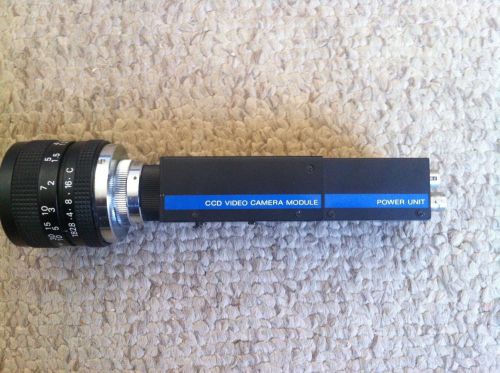 Sony XC-37 CCD Camera &amp; Power Unit with TV Lens 50MM 1:1.8
