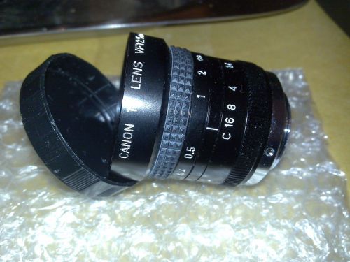 Canon VF25mm 1:1.4 objective, lens