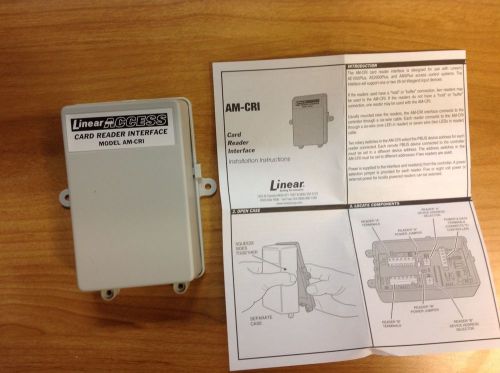 Linear access am-cri card reader interface box model amp3plus (acp00717) keypad for sale