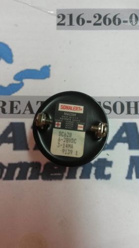 Mallory sonalert alarm / indicator / warning device sc628 6-28 vdc for sale
