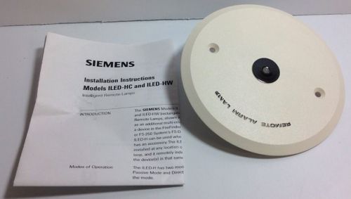 Siemens ILED-HC 500-048809 Ceiling Firefinder XLS Intelligent Remote Alarm Lamp