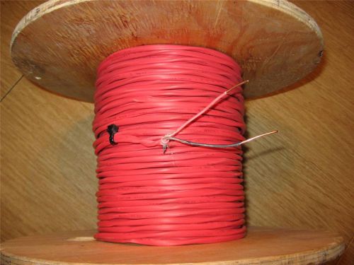 104&#039; red plenum rated fire alarm cable wire 14/2 solid fplp 14awg for sale