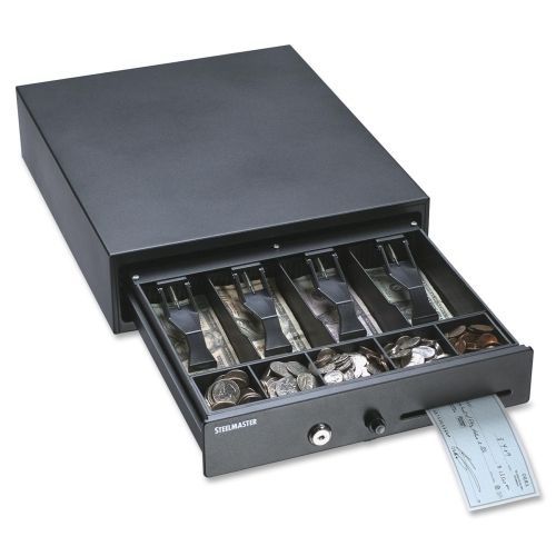 Mmf steelmaster 225104604 cash drawer - 4 bill - 6 coin - black for sale