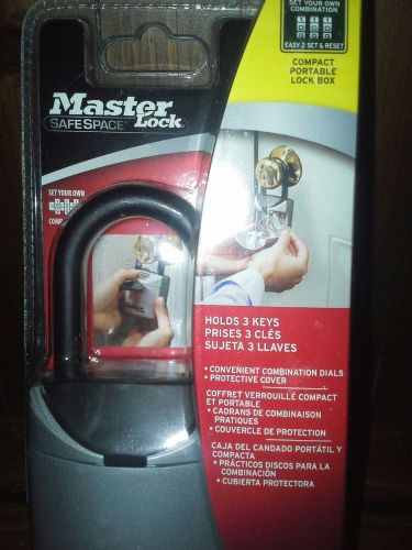 ***MASTER LOCK SAFE SPACE/HOLD UP TO 3 KEYS/COMPACT LOCK BOX***