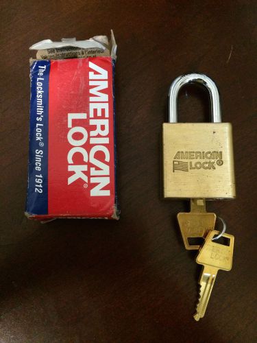 American lock a5560 padlock 1-3/4&#034; 5560 series solid brass, rekeyable for sale