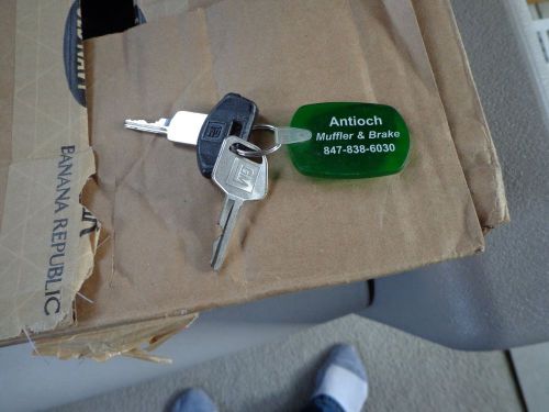 FOUR KEYS TWO GM IGNITION, TWO SCHLAGE D &amp; E