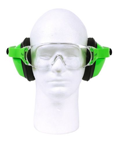 INDUSTRIAL HEARING PROTECTION WITH SAFETY GLASSES
