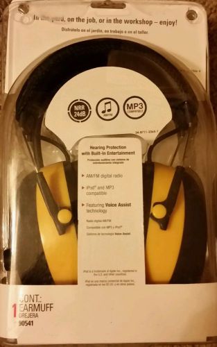 3M Tekk Protection WorkTunes Hearing Protector AM/FM MP3 Headset Yellow