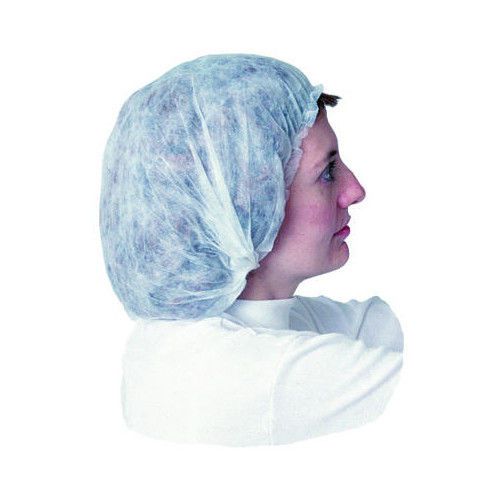 Impact X-Large Non-Woven Bouffant Caps in White