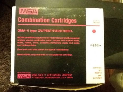 MSA GMA H Type combination cartridges 6 pack