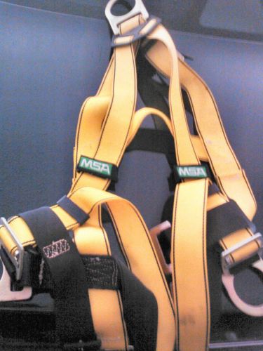 Msa 10072483 harness - workman harness w/ side d-rings and qwik-fit buckles(std) for sale