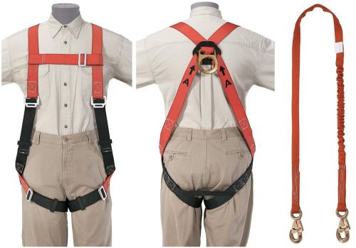 Klein 87150 klein-lite trademan&#039;s fall arrest harness set for sale