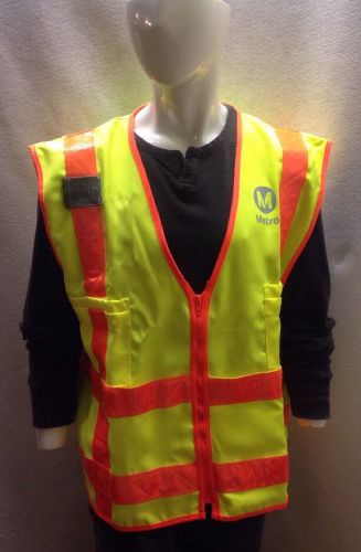 Neon Yellow Reflector Safety Vest Size XX-LARGE