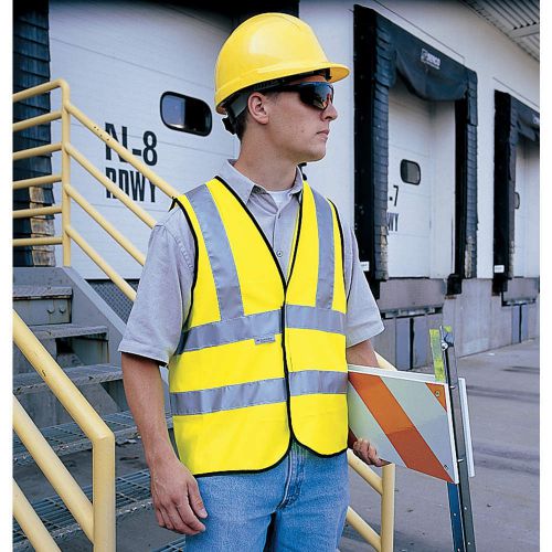 High Visibility Vest, Class 2,3XL, Yellow LUX-SSFULLG-Y3X