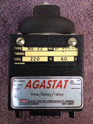 Federal signal thunderbolt outdoor warning siren agastat ne-22 time delay relay for sale