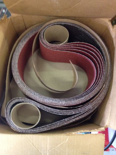 Lot of 5 3M 4&#034; x 132&#034; Fabri-Lok 963G Regal Resin Bond Cloth Belts