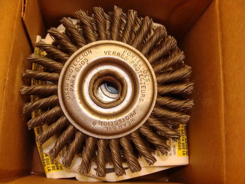 Advance 00322 wire knot wheels 4 inch  new 1 lot of 4 free shipping in usa for sale
