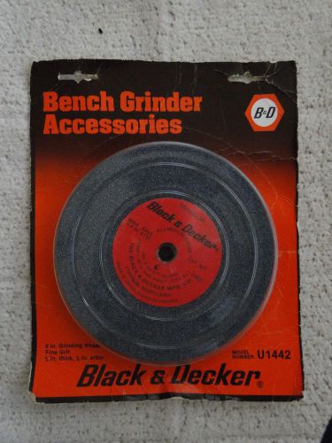 NIB Black &amp; Decker 6 in. grinding wheel (fine grit)