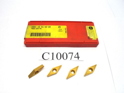 (4) new sandvik carbide inserts vbmt 16 04 08-um 425 p25 m20 lot c10074 for sale