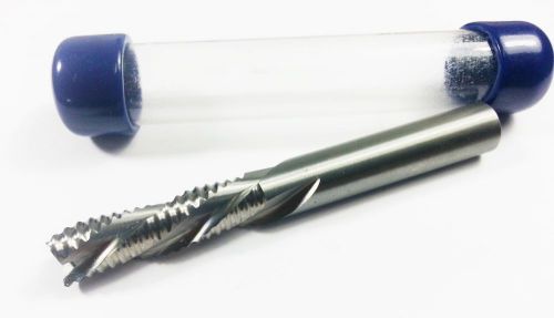5/16&#034; usa made carbide 3 flute rougher downward spiral end mill (j564) for sale
