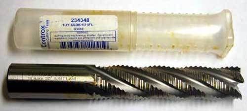 Controx 1&#034; x 1&#034; x 4&#034; x 6-1/2&#034; 5 flt cc cobalt coarse-pitch roughing cnc end mill for sale